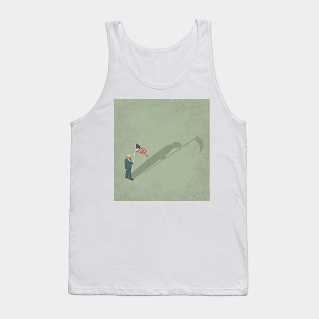 Trump Reaper Tank Top by John Holcroft